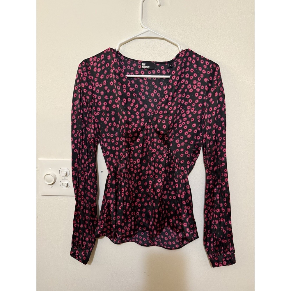 The Kooples Daisy Dot Blouse Size 0 (XS) NWT